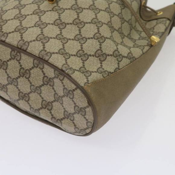 GUCCI GG Supreme Web Sherry Line Shoulder Bag PVC Beige 41 02 034 Auth ep3406 - Picture 10 of 16